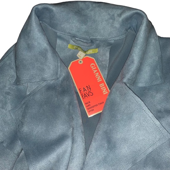 💙Gianni Bini Tracey Faux Suede Jacket 💙 - Picture 3 of 6